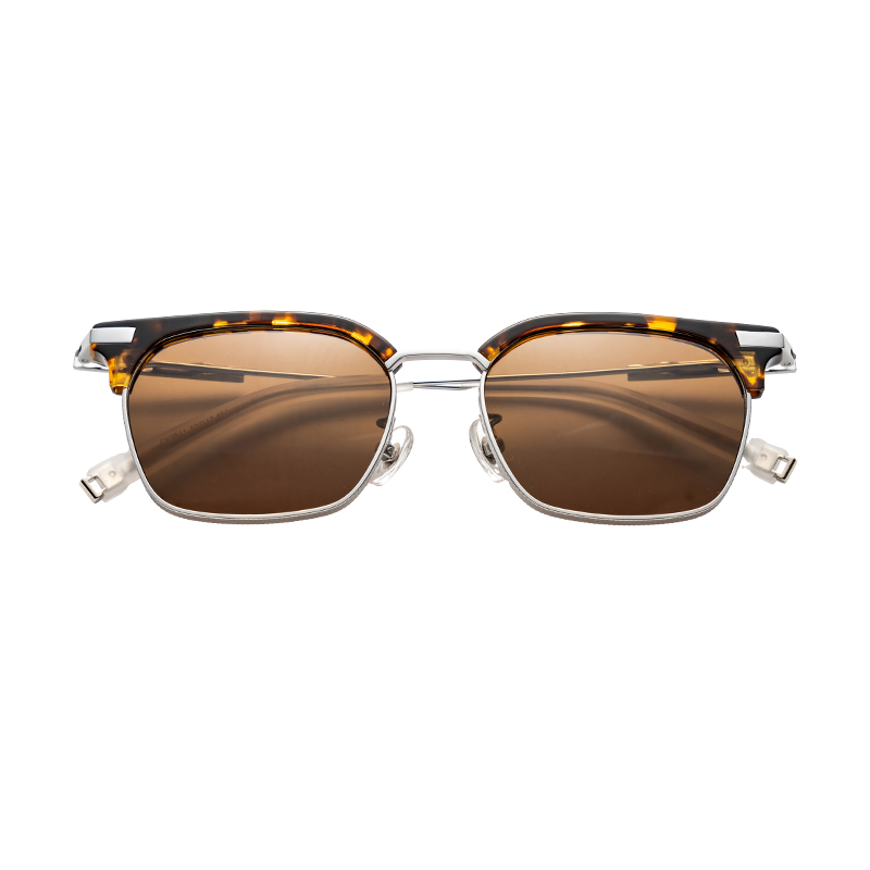 HJCK9841-Titanium Custom polarized sunglasses Durable Titanium Frame Sunglasses Long Lasting luxury sunglasses men