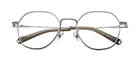 HJCK9842-Titanium Glasses OEM ODM Custom Titanium Plate Optical Glasses Frame Sleek Modern Design Metal Frames computer glasses for eye protection
