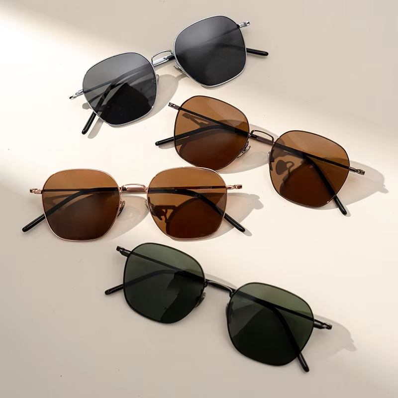 HJ18007-Titanium Sunglasses