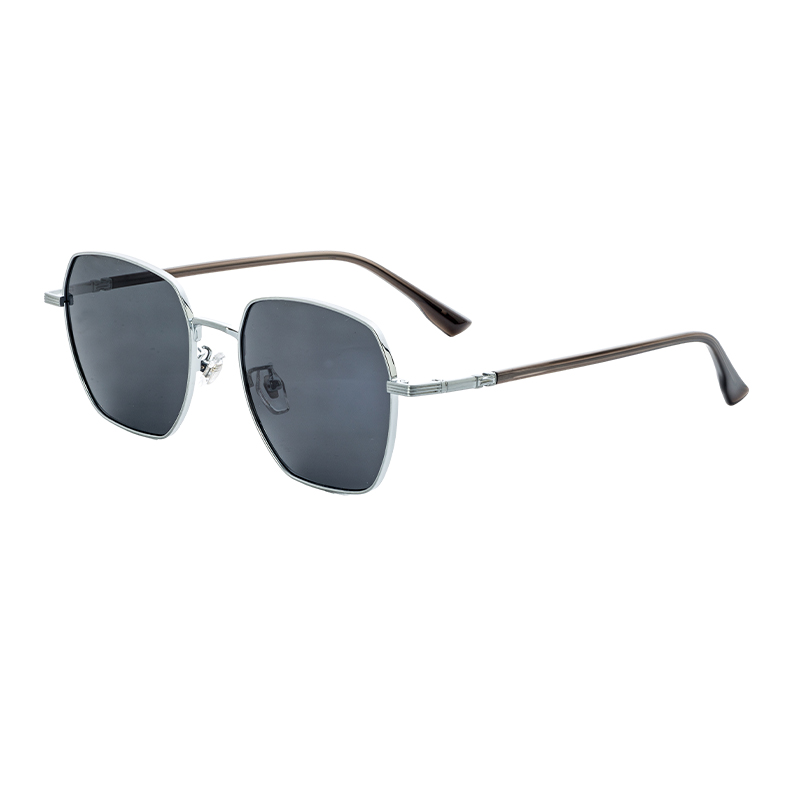 HJ16461-Metal Custom Fashion Sunglasses Polygonal Metal Sun Glasses Suitable for Driving & Outdoor 