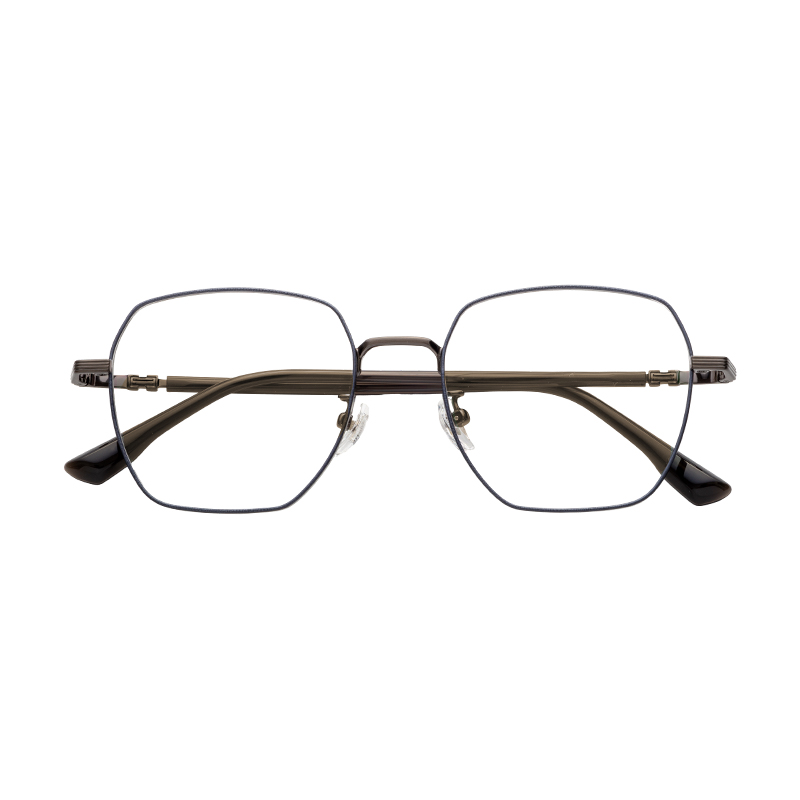 HJ16461-Metal New Polygon eyewear Frames optical frames metal Spectacle frames Korean version Comfortable for Men and Women to wear 