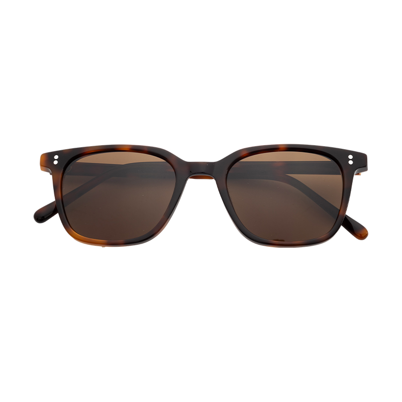 HJ16187-Acetate Acetic Acid Sunglasses Women\'s square Men\'s Polarized Glasses Riveted Sunglasses Clear High Quality Driving Acetate Sunglasses