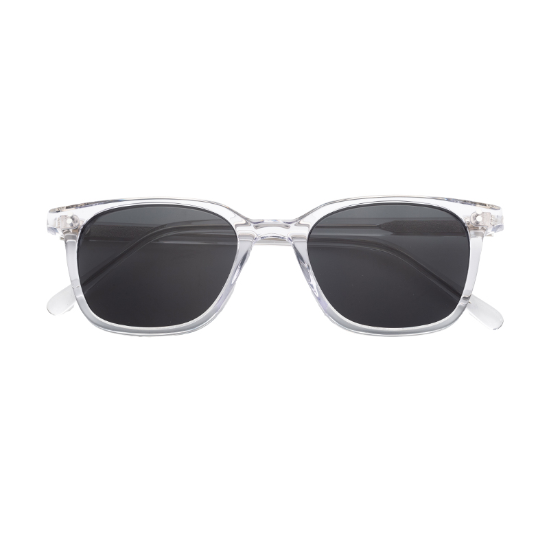 HJ16187-Acetate Acetic Acid Sunglasses Women\'s square Men\'s Polarized Glasses Riveted Sunglasses Clear High Quality Driving Acetate Sunglasses