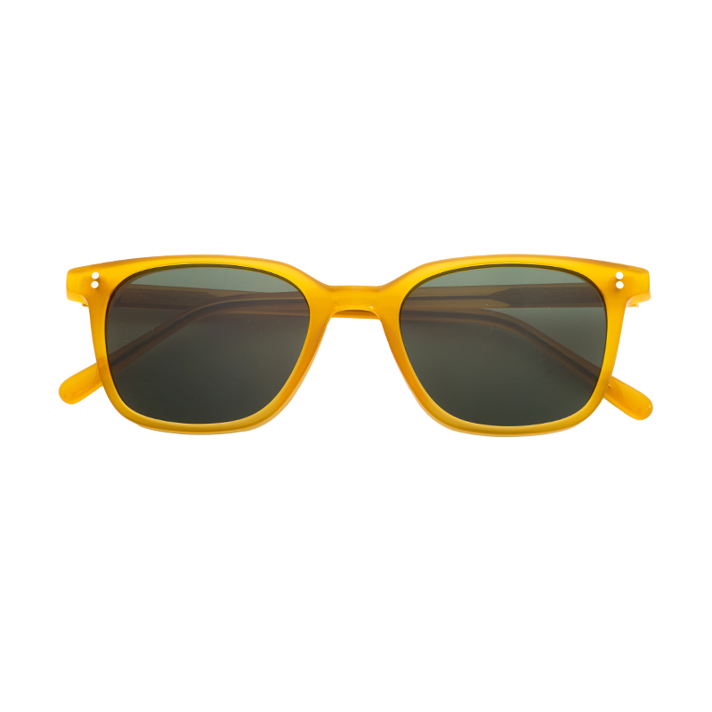 HJ16187-Acetate Acetic Acid Sunglasses Women\'s square Men\'s Polarized Glasses Riveted Sunglasses Clear High Quality Driving Acetate Sunglasses