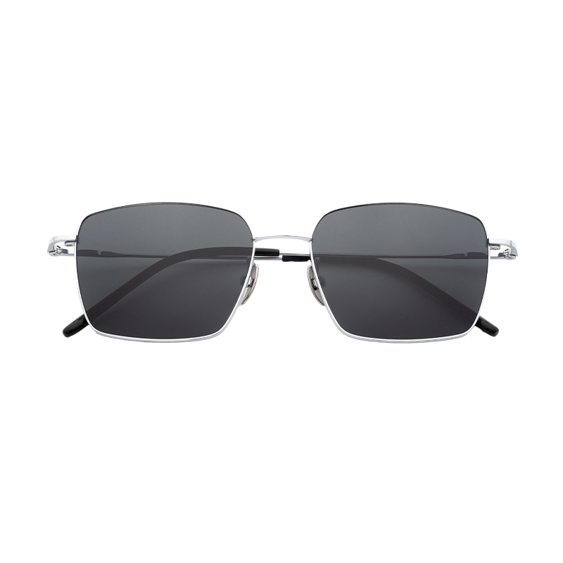HJ-22114-Titanium Half Titanium material Frame Sun Glasses Square Frame Men Sunglasses Luxury Glasses