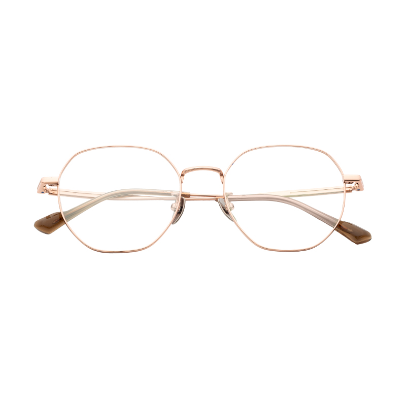 HJ26021-Titanium Wholesale Pure Titanium Full frame Eyeglasses Frames for Men Lightweight youth Optical Glasses