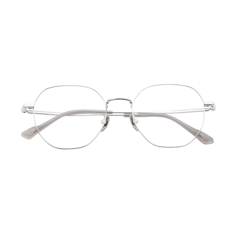 HJ26021-Titanium Wholesale Pure Titanium Full frame Eyeglasses Frames for Men Lightweight youth Optical Glasses