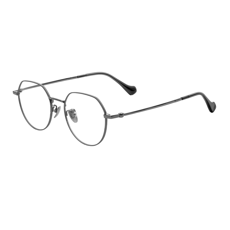 HJ2018- Titanium New Semi-Titanium Eyeglass frames Durable Full-Rim Prescription Glasses Frames Bulk Supplier