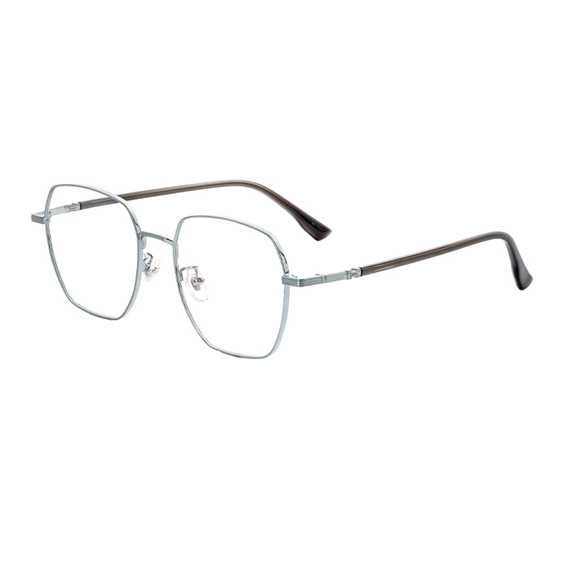 HJ16461-Metal Vintage Retro Square Metal Eyeglass Frames Ultra Thin Optical Glasses Frame Unisex Stylish