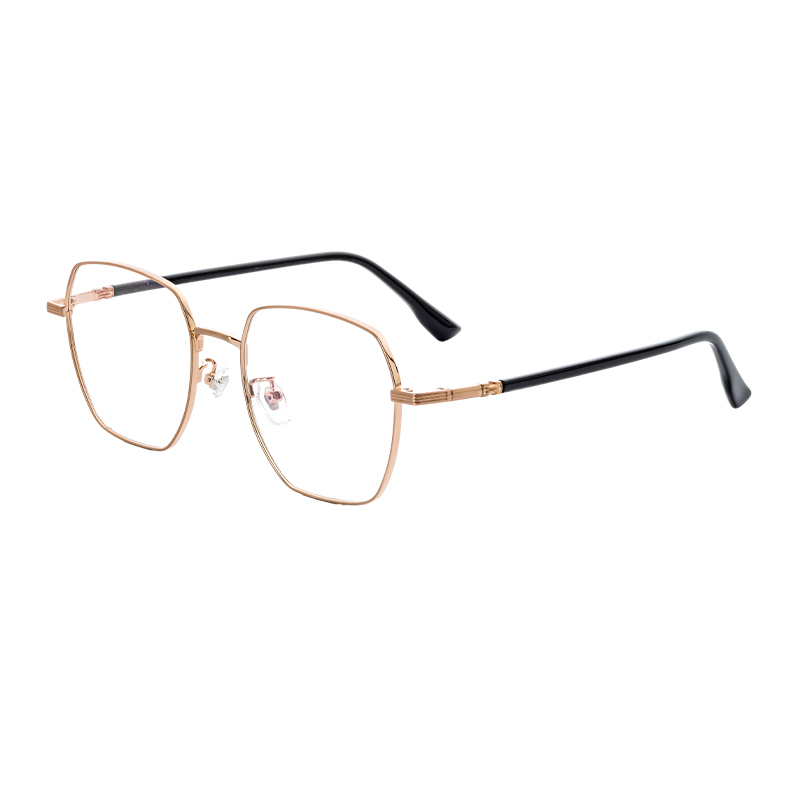HJ16461-Metal Vintage Retro Square Metal Eyeglass Frames Ultra Thin Optical Glasses Frame Unisex Stylish