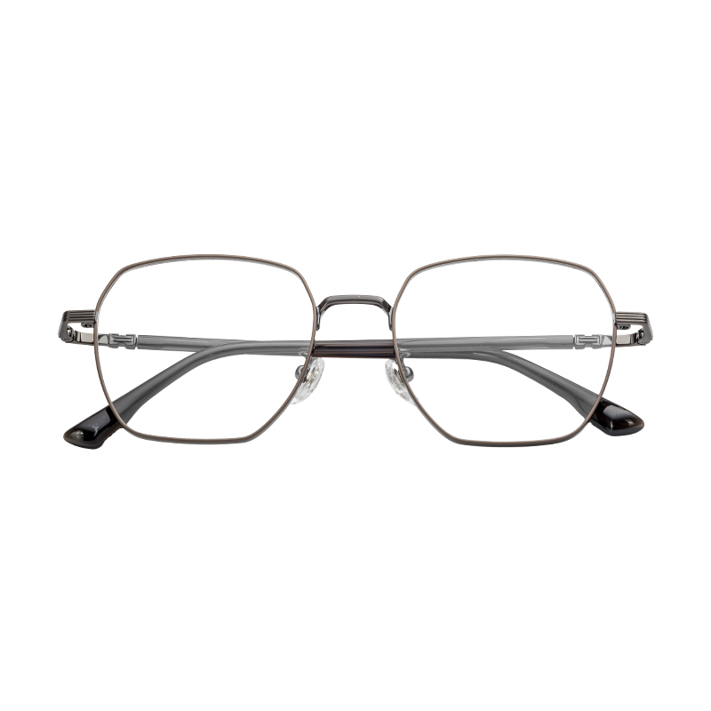 HJ16461-Metal Vintage Retro Square Metal Eyeglass Frames Ultra Thin Optical Glasses Frame Unisex Stylish