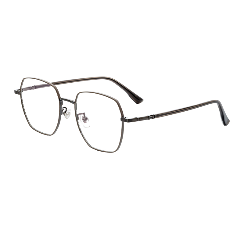 HJ16461-Metal Vintage Retro Square Metal Eyeglass Frames Ultra Thin Optical Glasses Frame Unisex Stylish