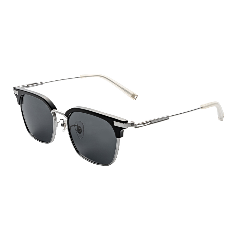HJCK9841-Titanium Custom polarized sunglasses Durable Titanium Frame Sunglasses Long Lasting luxury sunglasses men