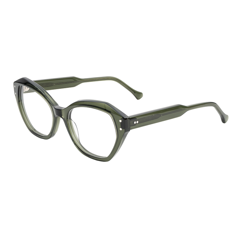 HJ16192-Acetate Low MOQ Fast Dispatch Handmade Full Rim Cat Eye Specialty Frames Multicolor Acetate Optical Eyeglass Frames Eyewear