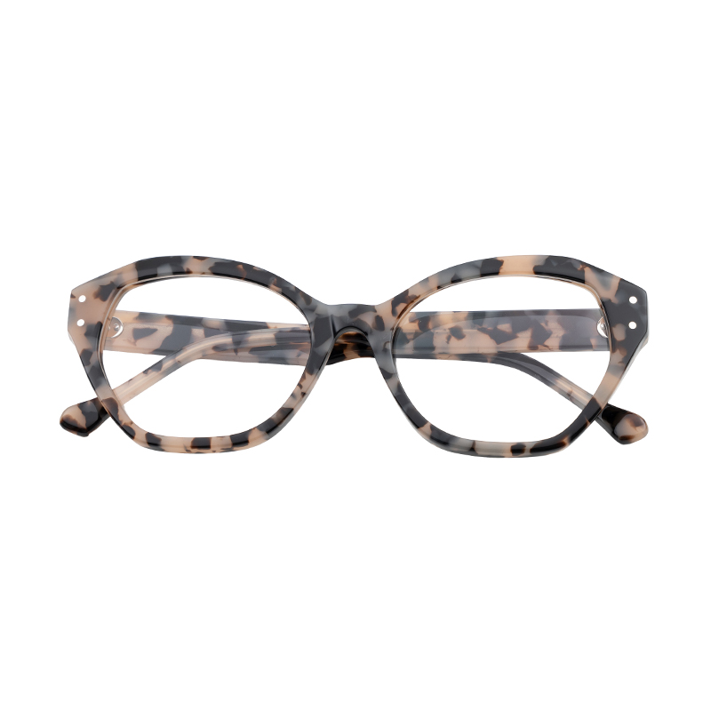 HJ16192-Acetate Low MOQ Fast Dispatch Handmade Full Rim Cat Eye Specialty Frames Multicolor Acetate Optical Eyeglass Frames Eyewear