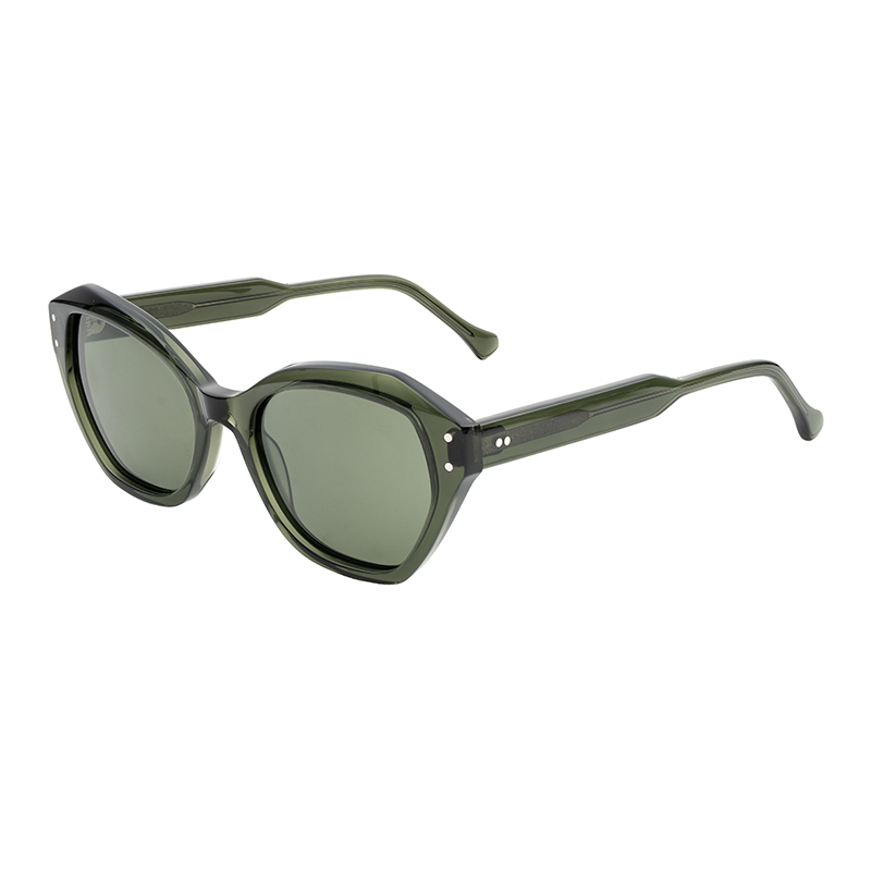 HJ16192-Acetate Ready Stock Thick Rim Geometric Polarized Sunglasses Mixed Colors Bulk Order