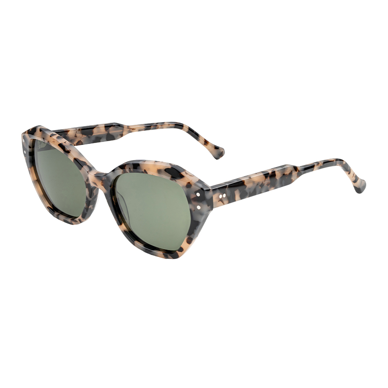 HJ16192-Acetate Ready Stock Thick Rim Geometric Polarized Sunglasses Mixed Colors Bulk Order